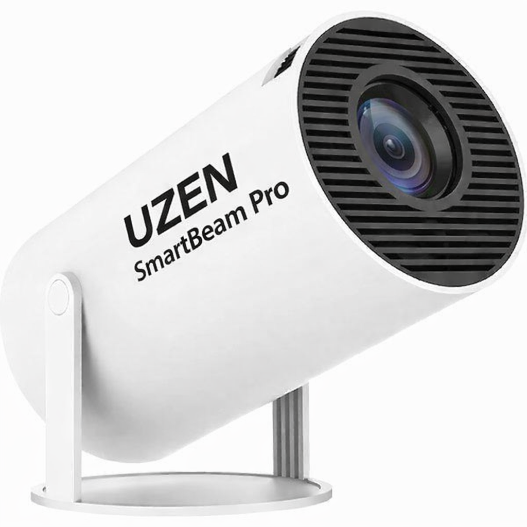 UZEN SmartBeam Pro – Android TV Destekli Mini HD Taşınabilir Projeksiyon Cihazı